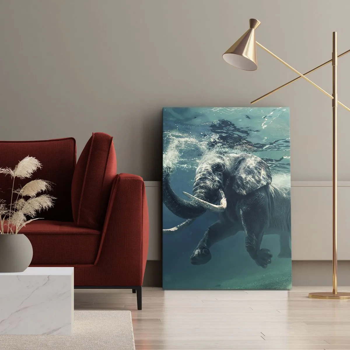 Obraz na plátne - Všetci radi plávajú - 50x70 cm