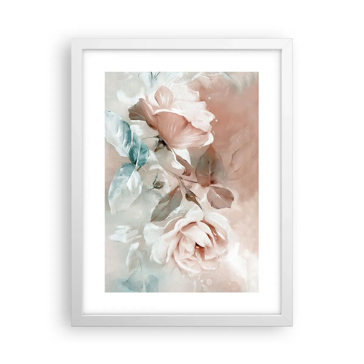 Plagát v bielom ráme - Duch romantizmu - 30x40 cm