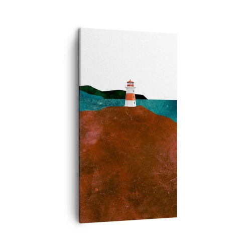 Obraz na plátne - Hľadiaca na more - 45x80 cm