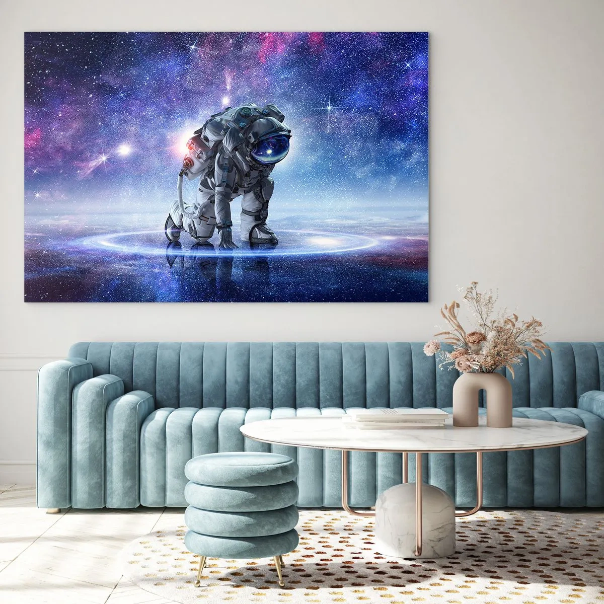 Obraz na skle - Hviezdne nebo nado mnou - 100x70 cm