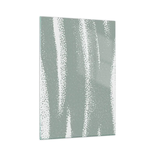 Obraz na skle - Abstrakcia v zimnom štýle - 70x100 cm