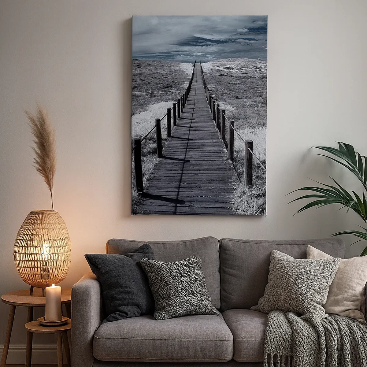 Obraz na plátne - Na samotný breh - 50x70 cm