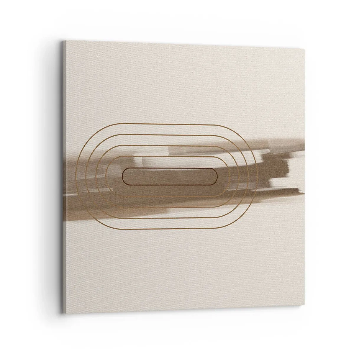 Obraz na plátne - Závan šedej - 60x60 cm