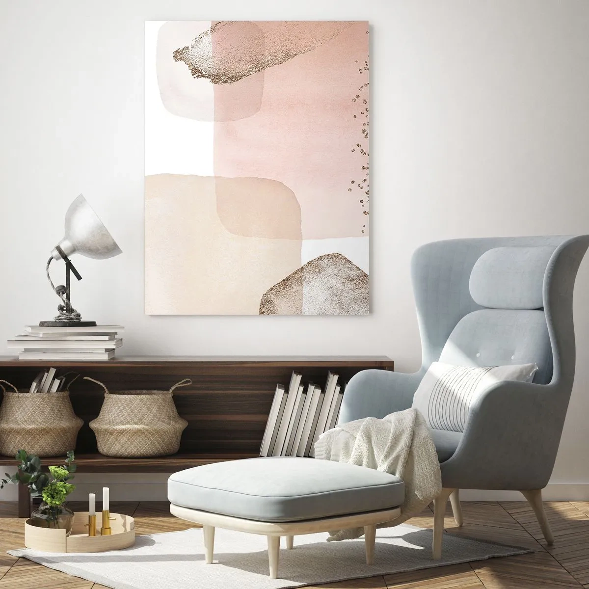 Obraz na skle - Pohľad cez farby - 80x120 cm