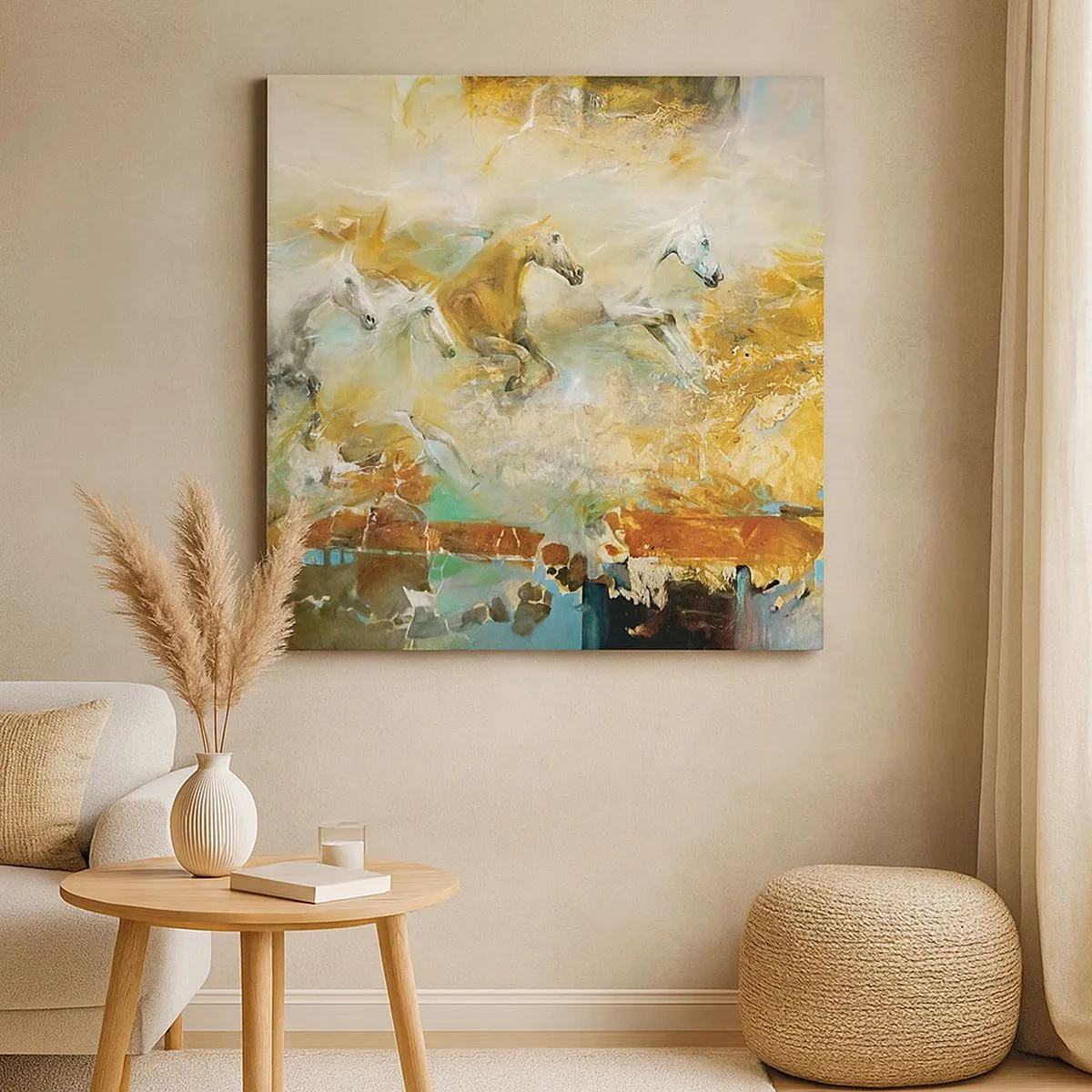 Obraz na plátne - Cvála svetlom - 30x30 cm