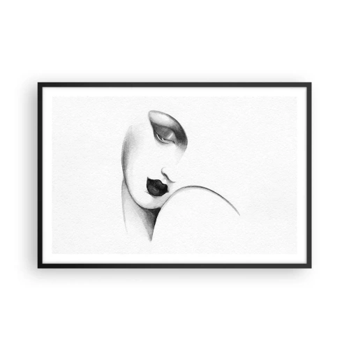 Plagát v čiernom ráme - V štýle Lempickej - 91x61 cm