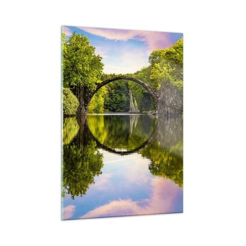 Obraz na skle - Na rozhraní dvoch svetov - 50x70 cm