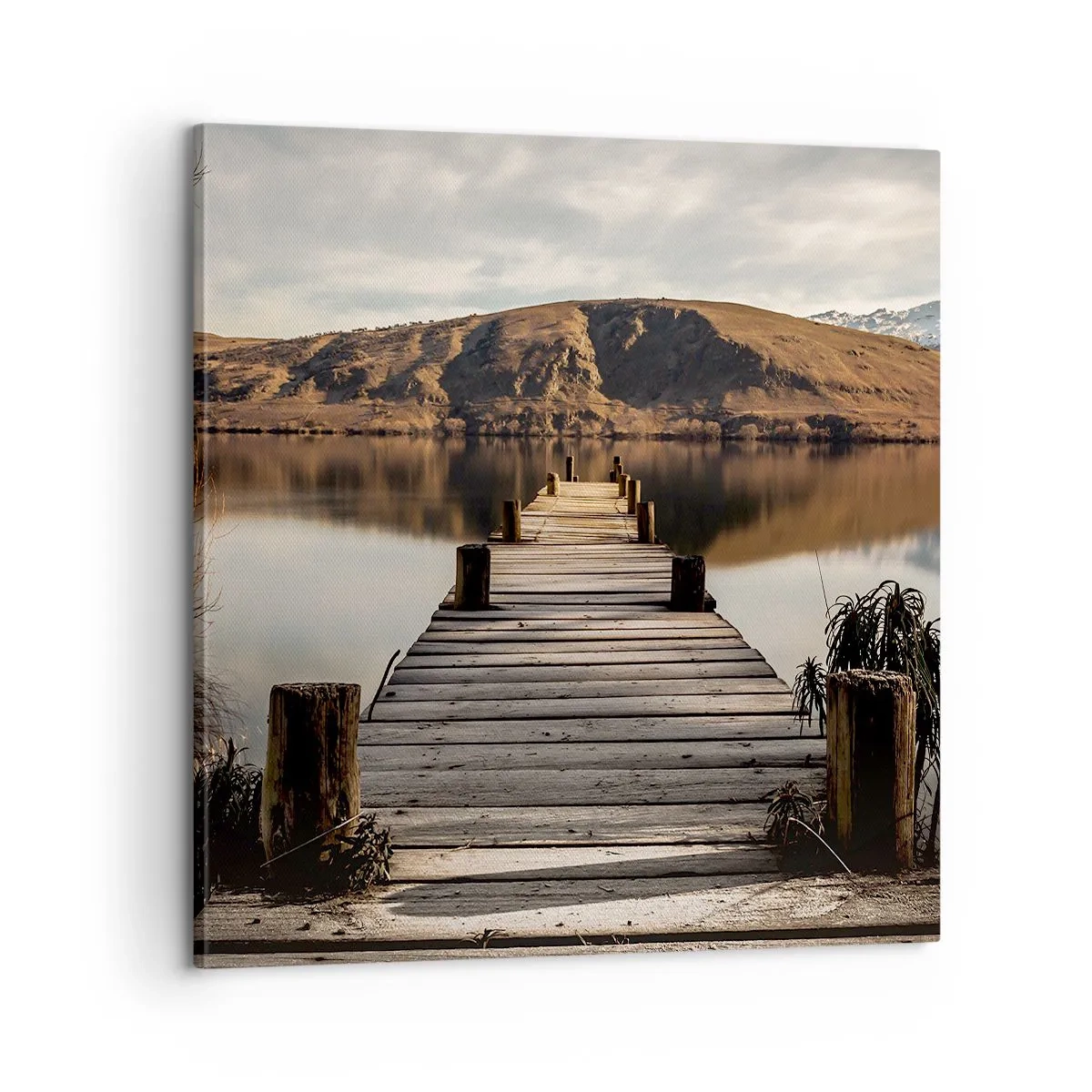 Obraz na plátne - Krajina v tichu - 60x60 cm