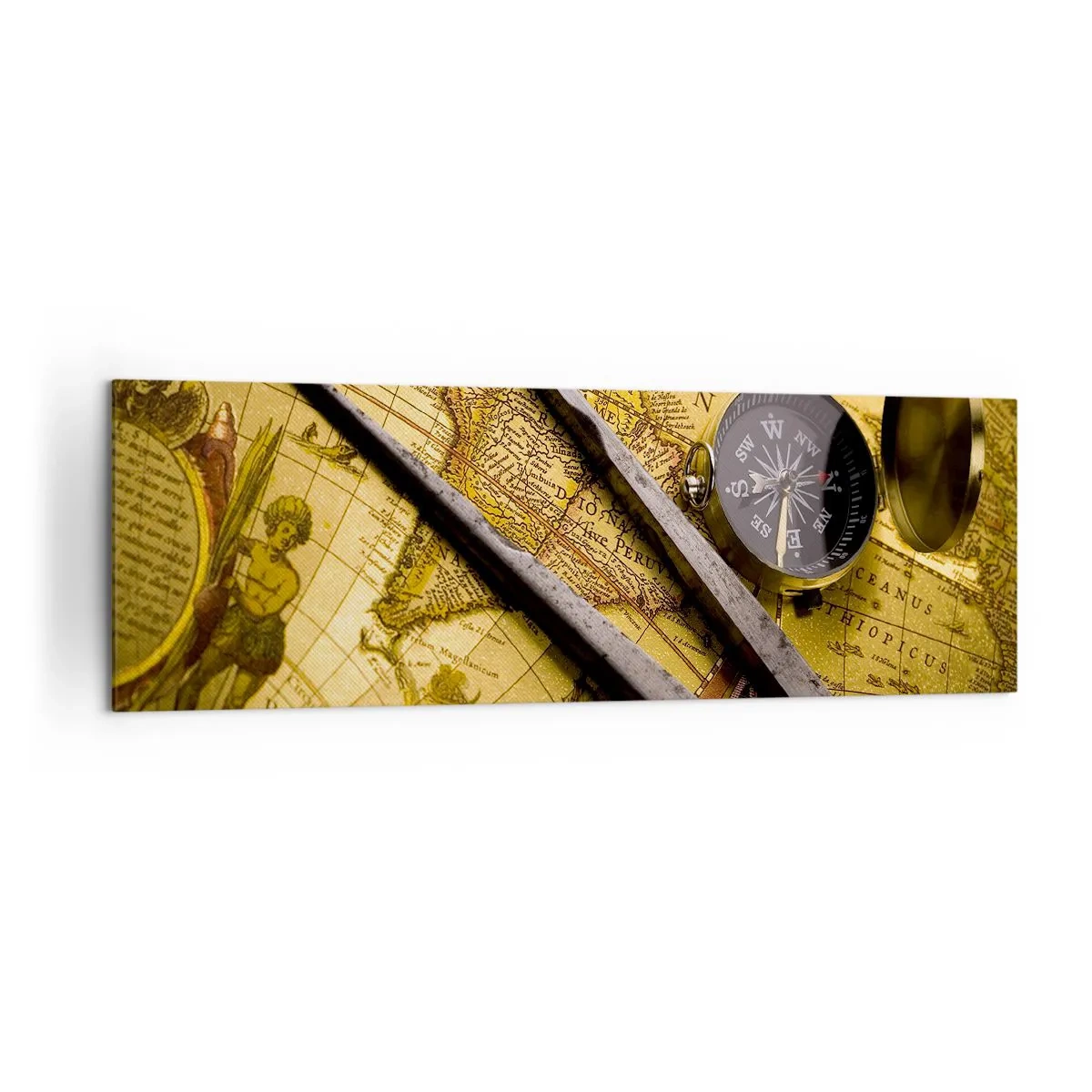 Obraz na plátne - Kde sú tie poklady? - 160x50 cm