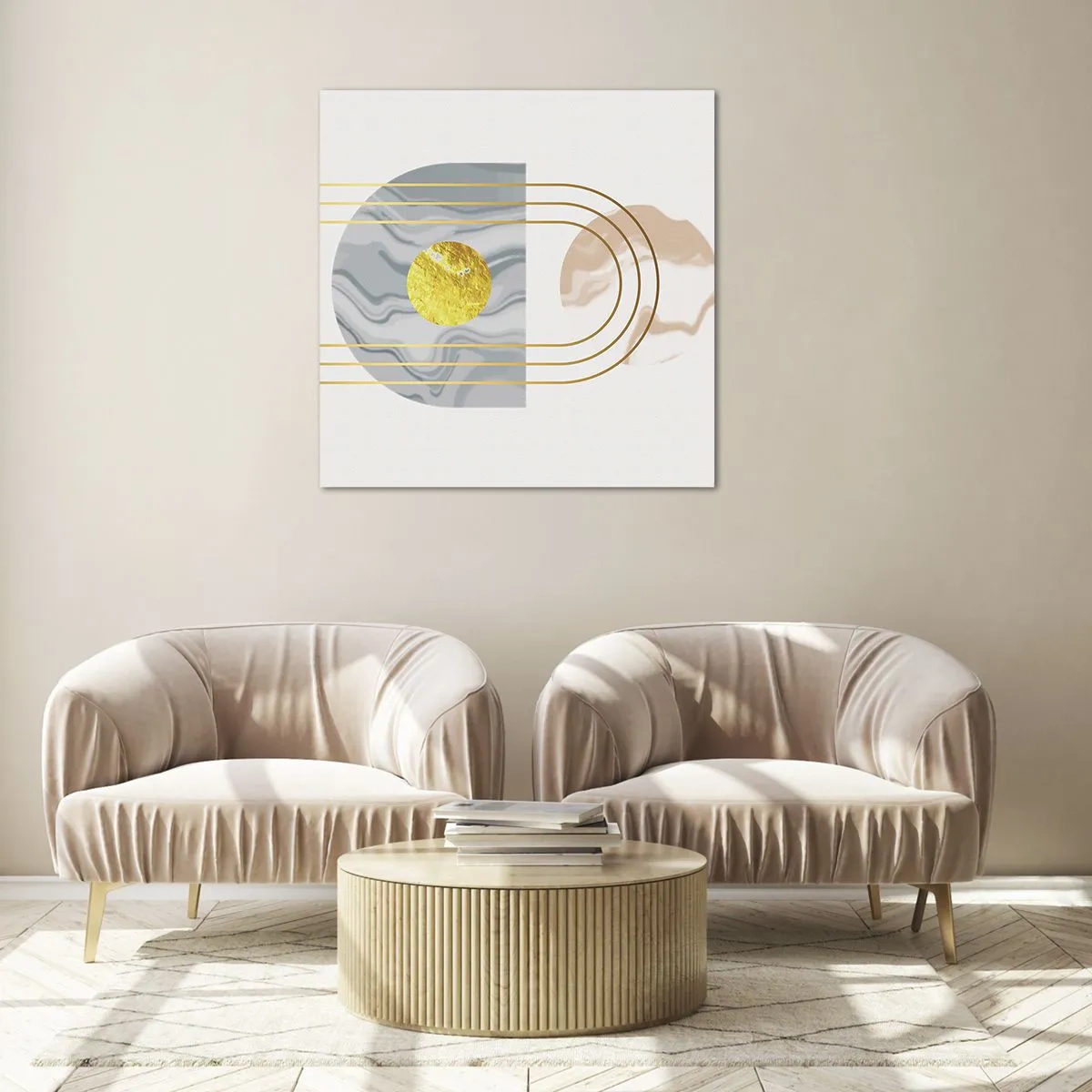 Obraz na skle - Jas a žiarivosť - 70x70 cm