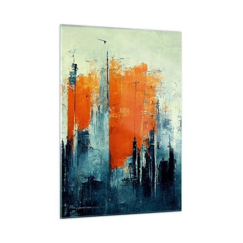 Obraz na skle - Moderná krajina - 50x70 cm
