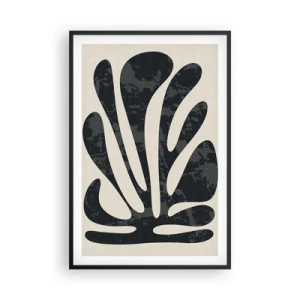 Plagát v čiernom ráme - Mnohoprstá abstrakcia - 61x91 cm