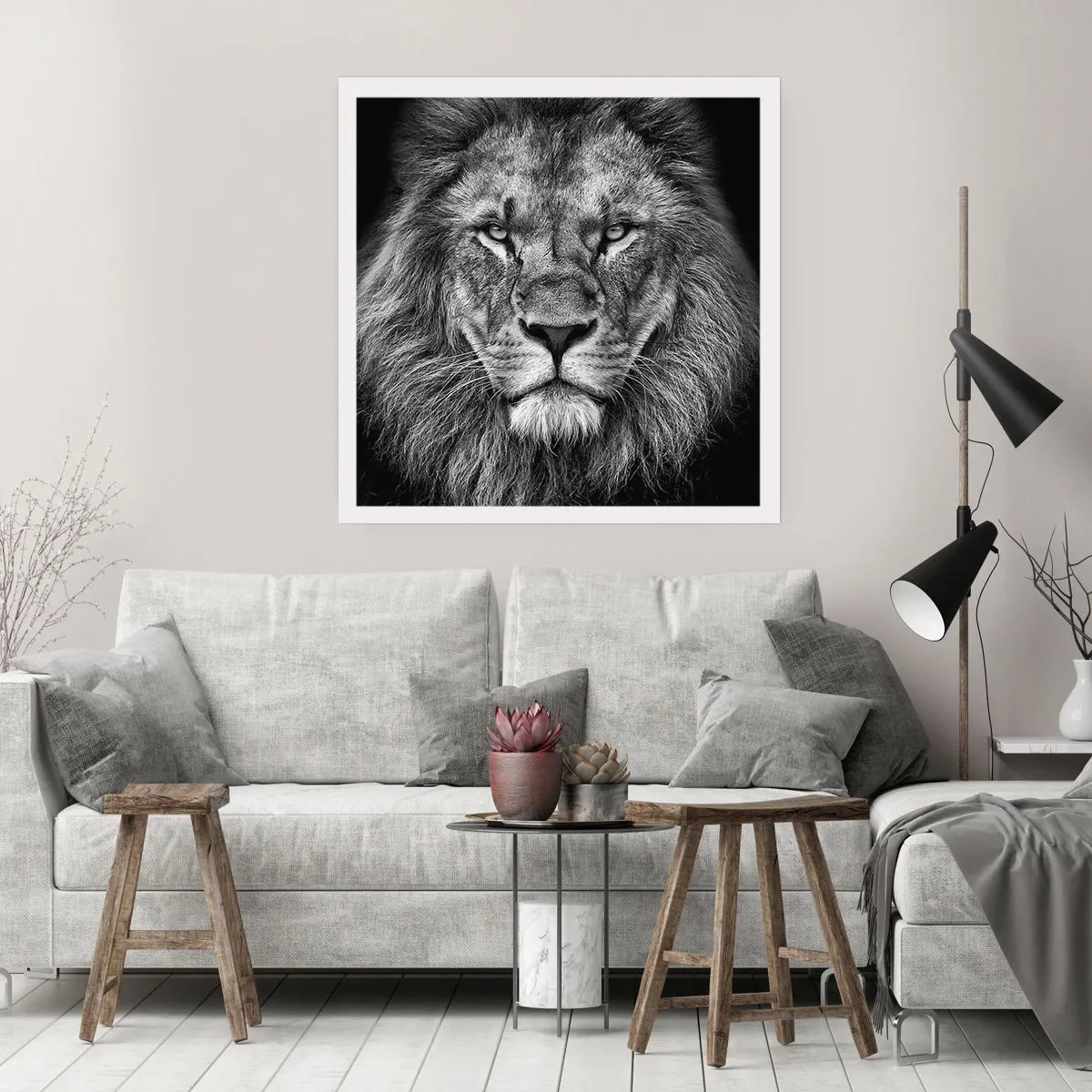 Plagát - V korunovačnom odeve - 60x60 cm