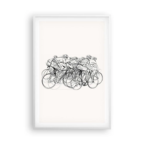 Plagát v bielom ráme - Spoločne v tíme - 61x91 cm