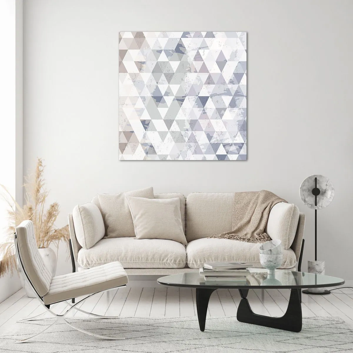 Obraz na skle - V rytme na tri - 70x70 cm