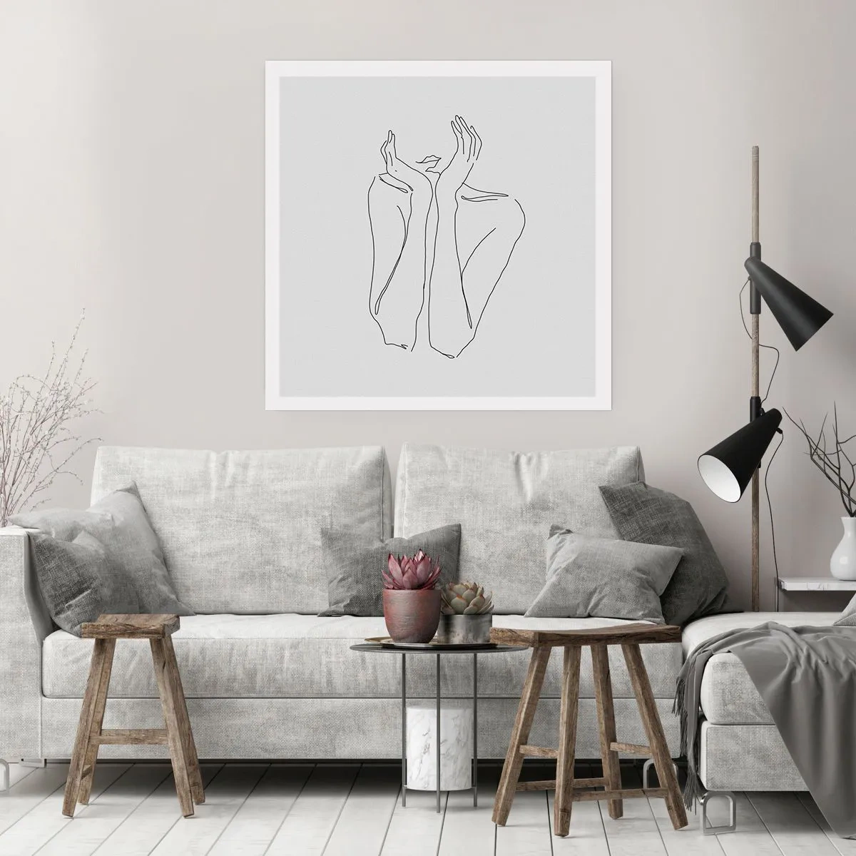 Plagát - O čom snívajú dievčatá - 60x60 cm