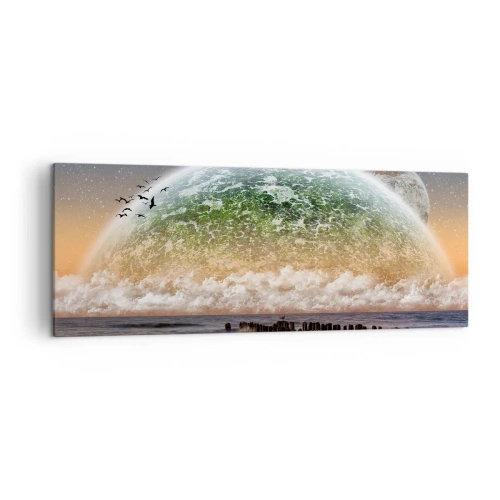 Obraz na plátne - A svet sa vynoril z vody - 140x50 cm