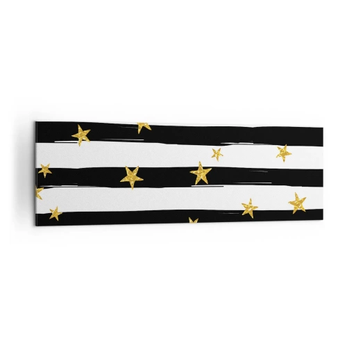 Obraz na plátne - Všetci sme sa narodili pod šťastnou hviezdou - 160x50 cm