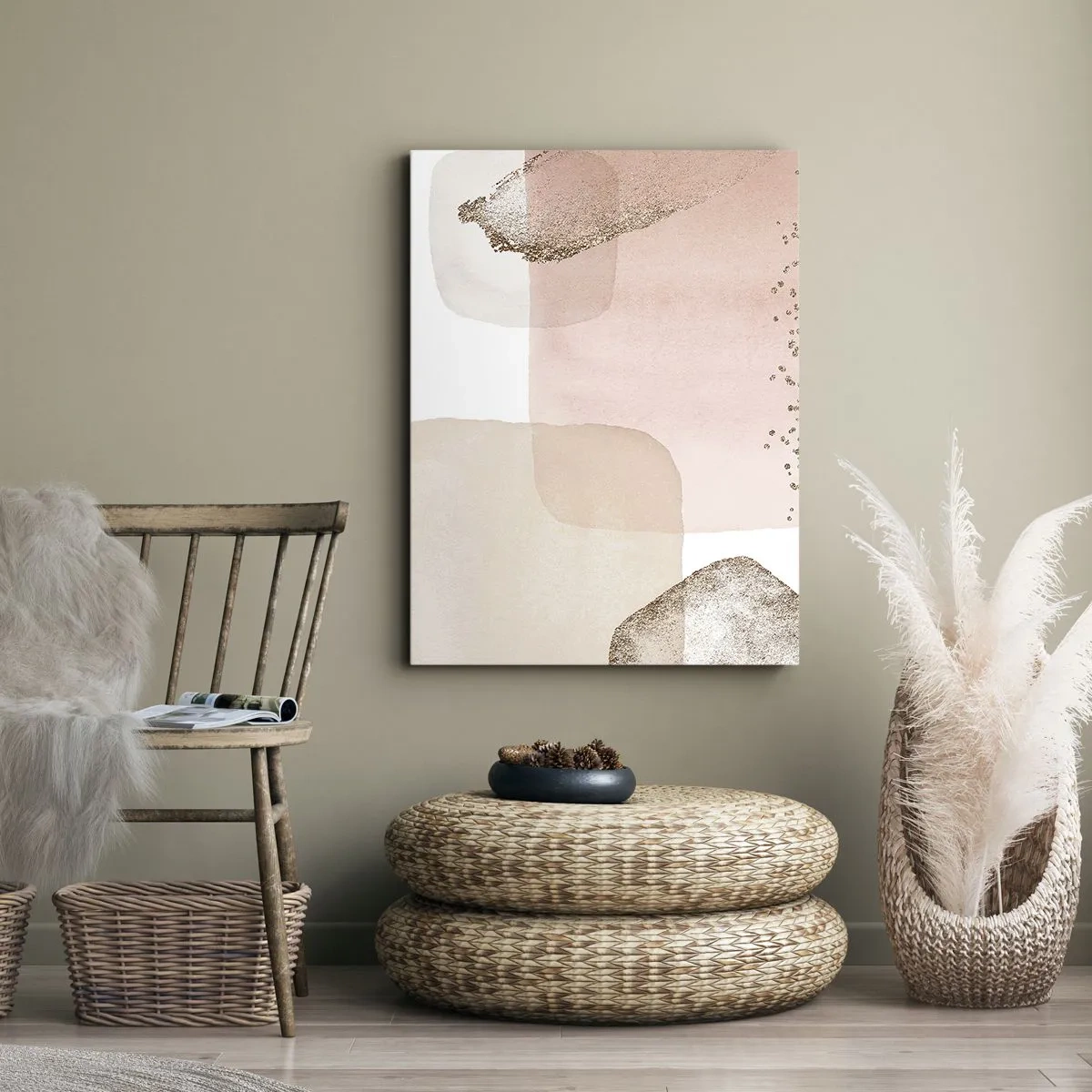 Obraz na plátne - Pohľad cez farby - 70x100 cm