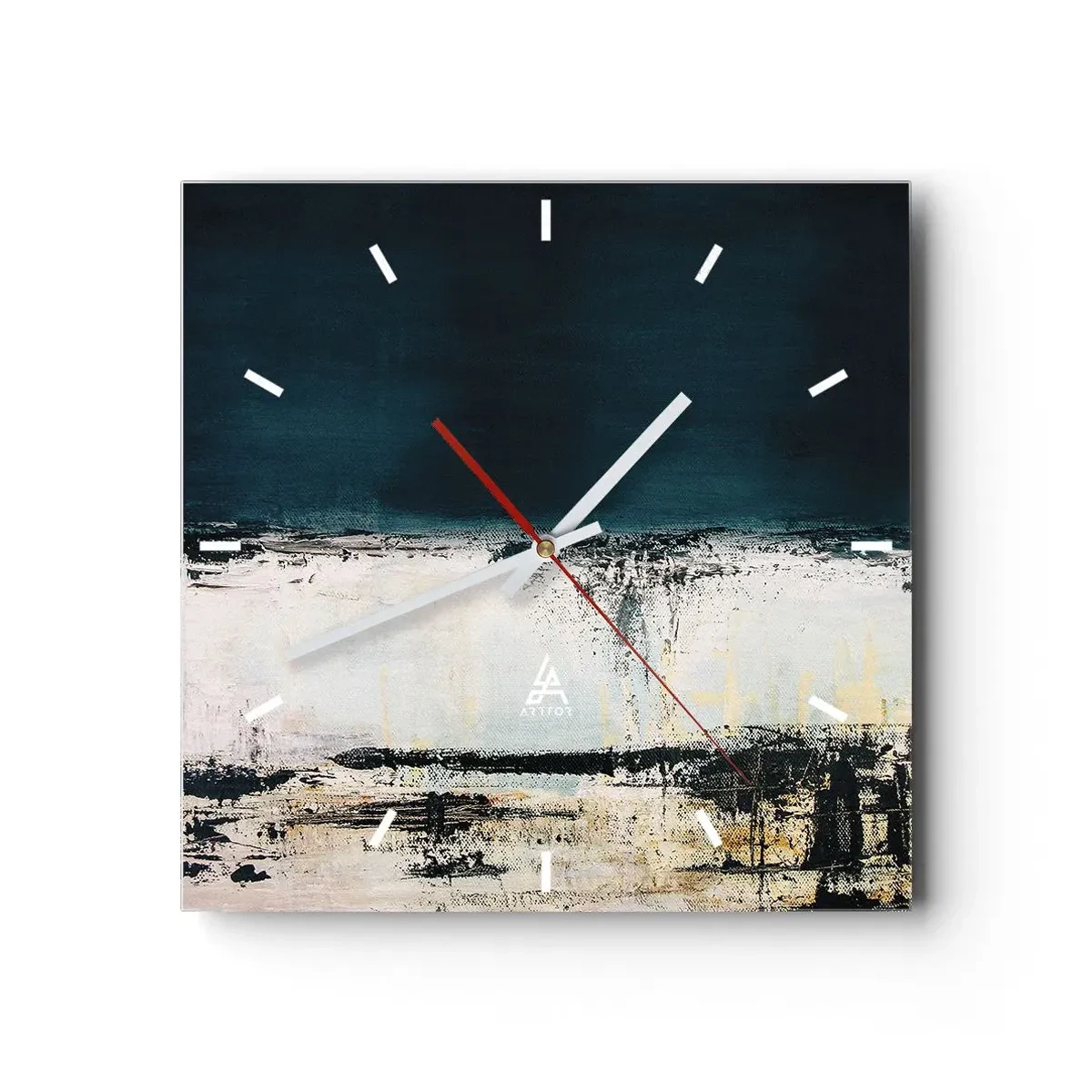 Nástenné hodiny - Horizontálna kompozícia - 30x30 cm