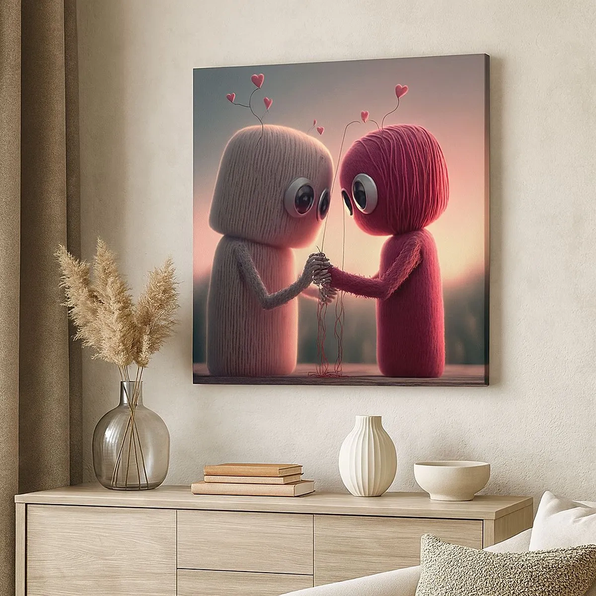 Obraz na plátne - Každý môže milovať - 30x30 cm