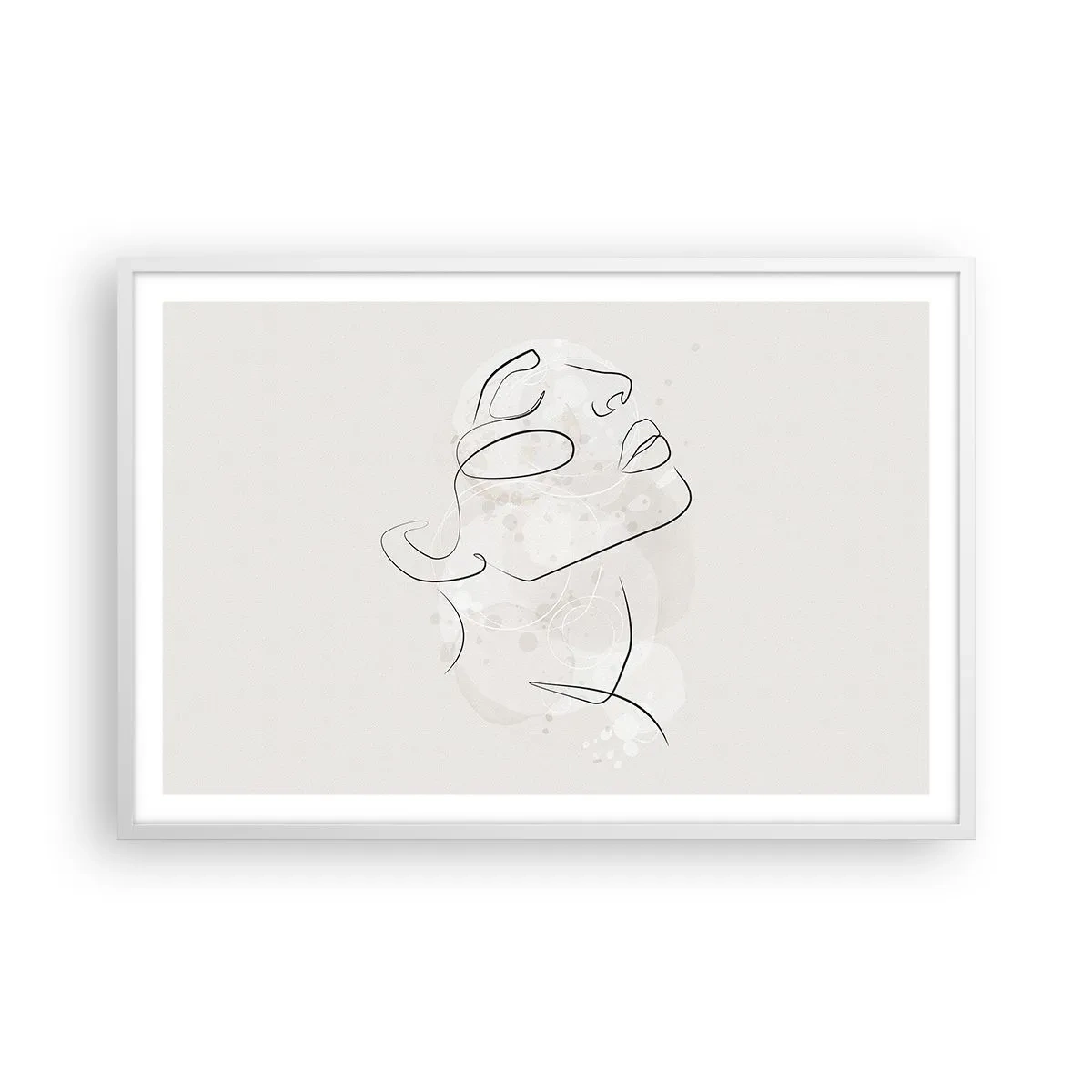 Plagát v bielom ráme - Náčrt sna - 91x61 cm