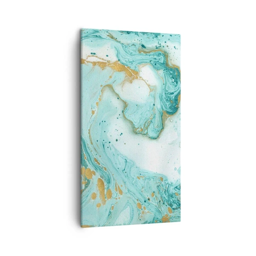Obraz na plátne - Pod veľkou vlnou z epochy Edo - 45x80 cm