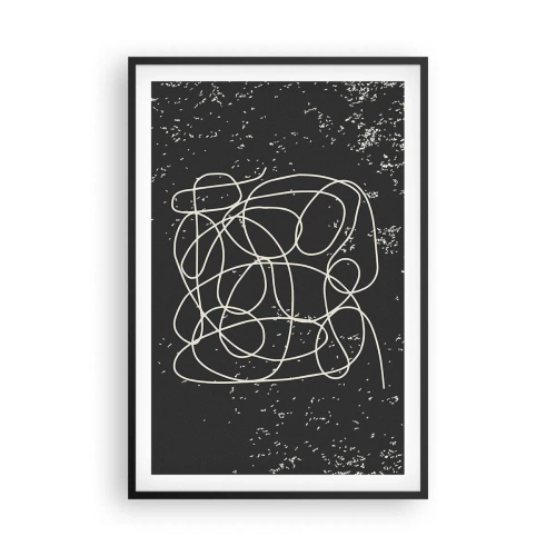 Plagát v čiernom ráme - Túlanie myslí - 61x91 cm