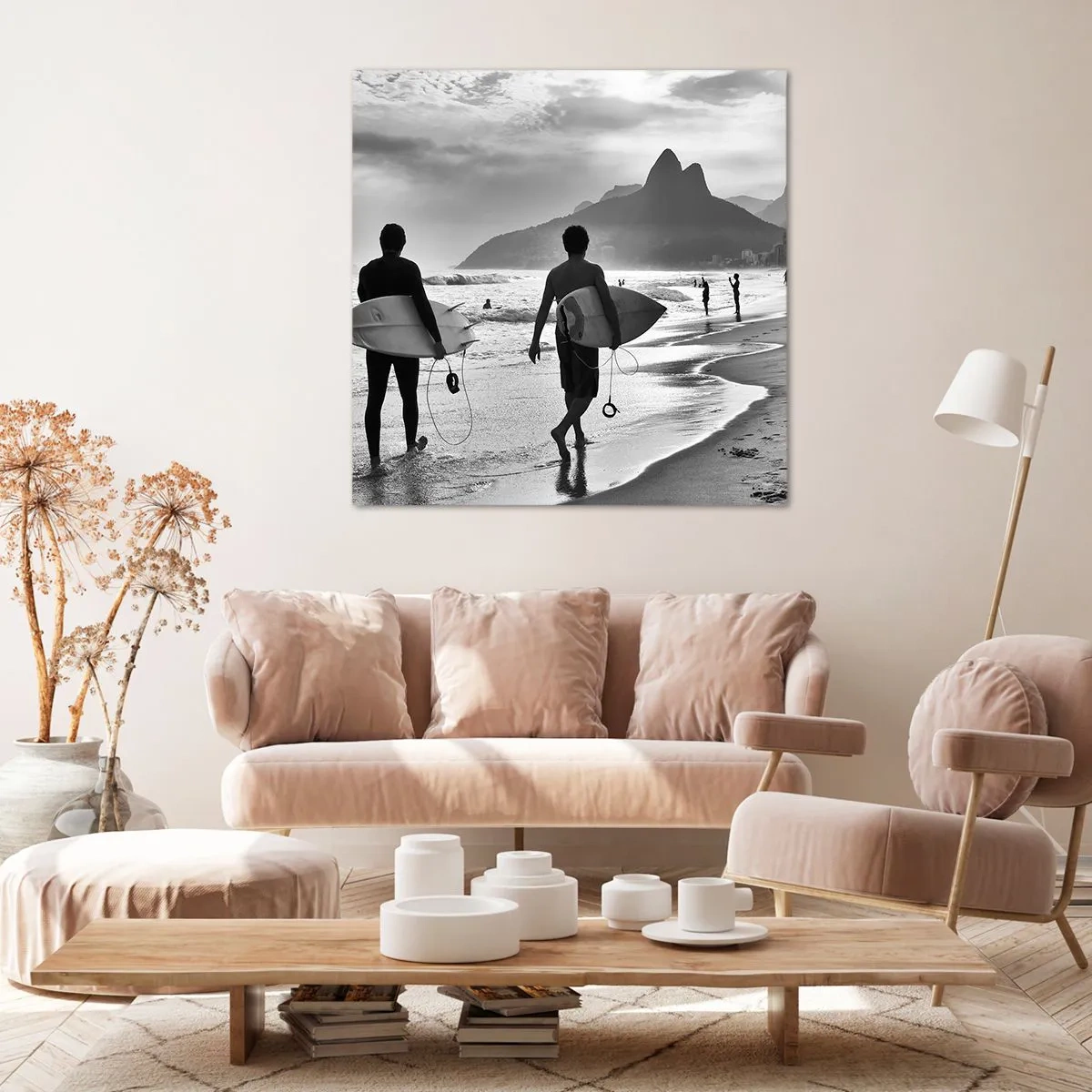 Obraz na plátne - Samba na jednu vlnu - 70x70 cm
