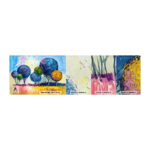 Vzorka fototapety Premium Canvas - Guľa - tvar ideálu - Abstrakcia, Krajina, Grafika - 100x30 cm