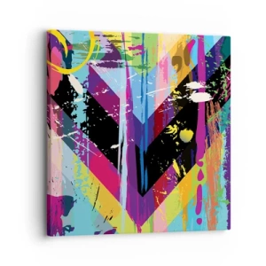 Obraz na plátne - Zhora nadol - 30x30 cm