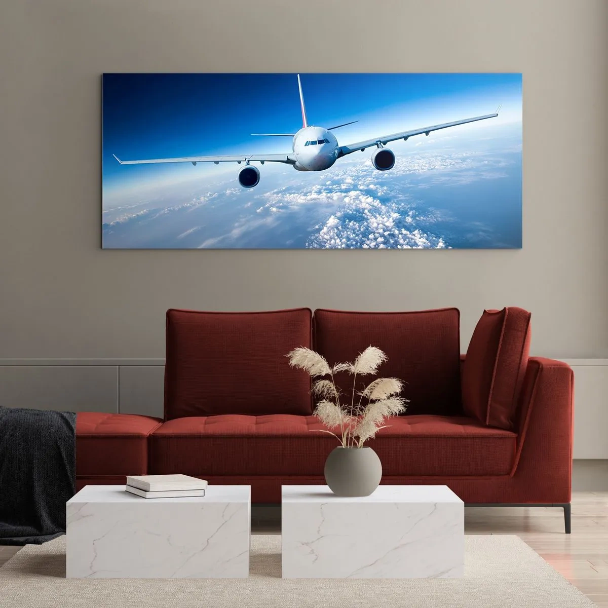 Obraz na skle - Letím lebo chcem - 120x50 cm