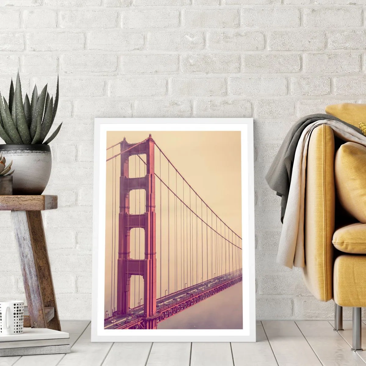 Plagát v bielom ráme - Medzi nebom a zemou - 40x50 cm