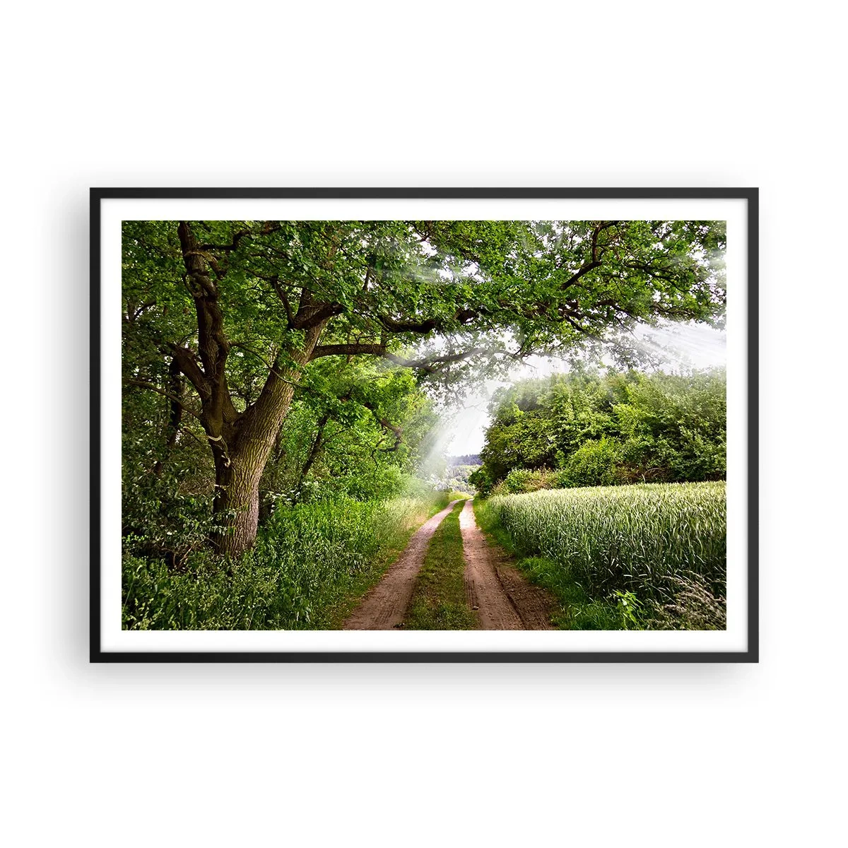 Plagát v čiernom ráme - Et in Arcadia ego - 100x70 cm