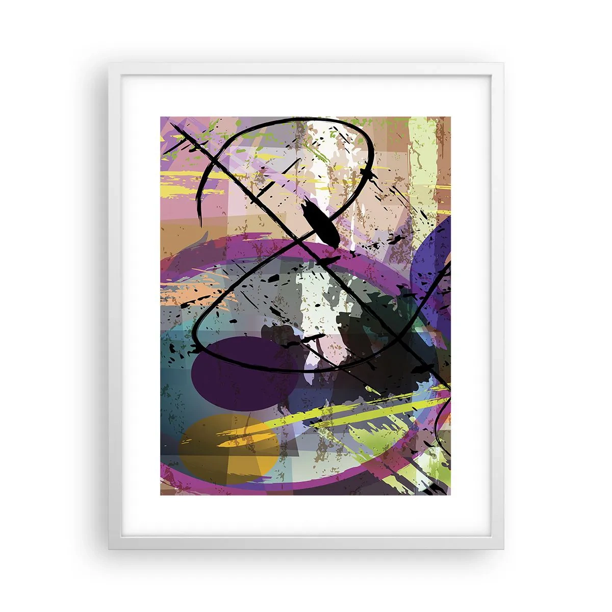 Plagát v bielom ráme - Možno priamo alebo okolo - 40x50 cm