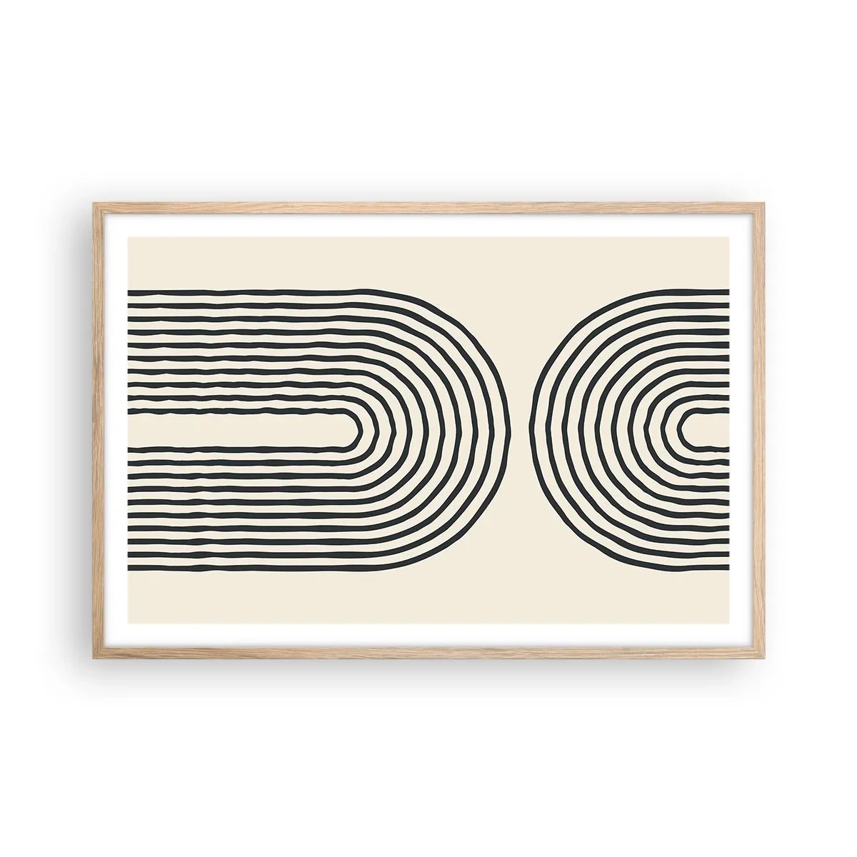 Plagát v ráme zo svetlého duba - Už čoskoro… - 91x61 cm