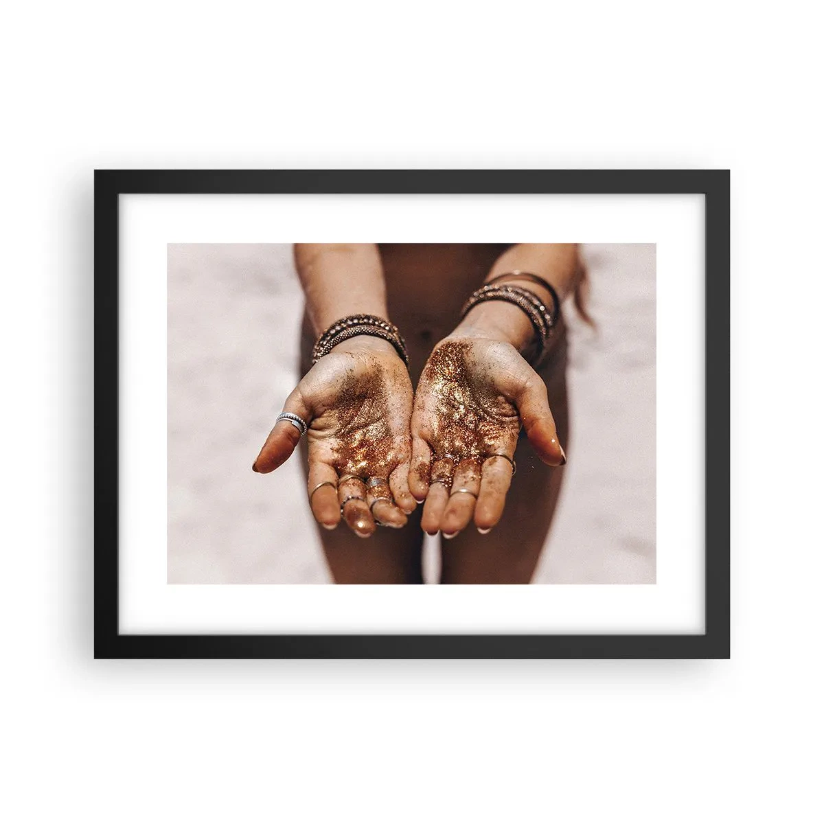 Plagát v čiernom ráme - Darček pre teba - 40x30 cm