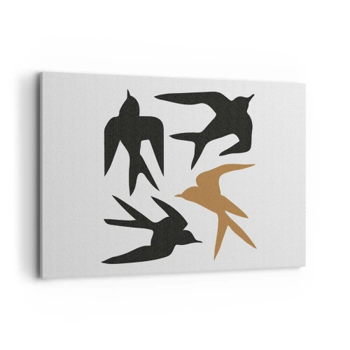 Obraz na plátne - Lastovičky - 100x70 cm