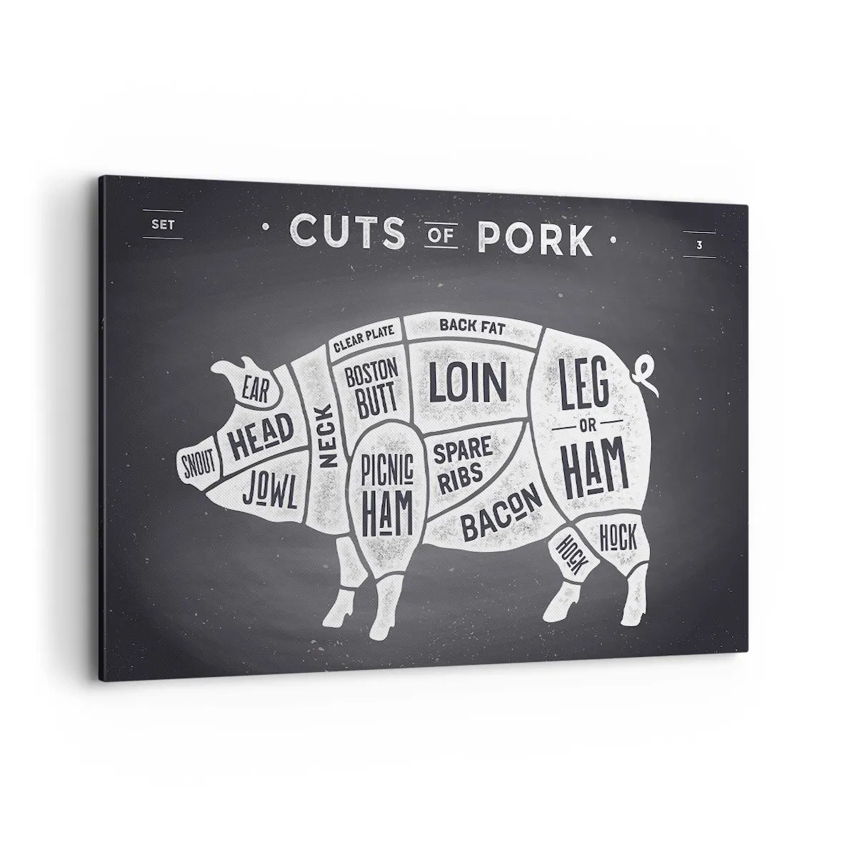 Obraz na plátne - Šlabikár mäsiara - 120x80 cm