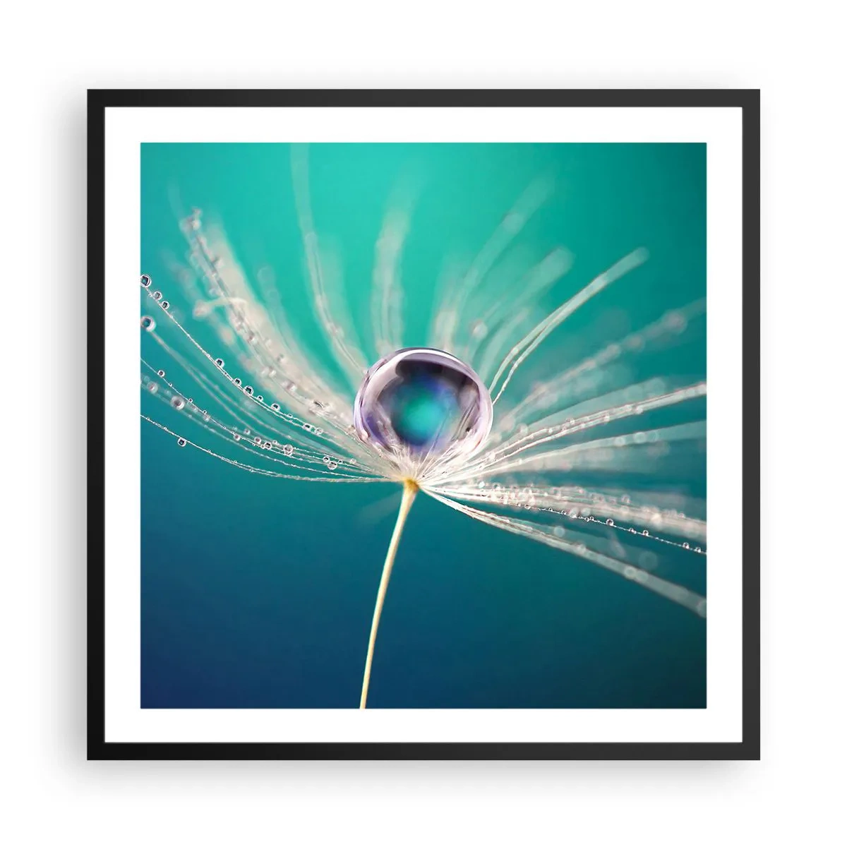 Plagát v čiernom ráme - Mystický okamih - 60x60 cm