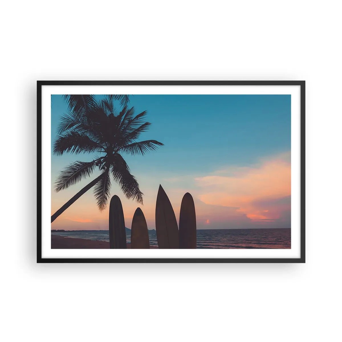 Plagát v čiernom ráme - Zajtra bude tiež zábava - 91x61 cm