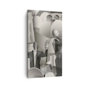 Obraz na plátne - V priestore zvukov - 45x80 cm