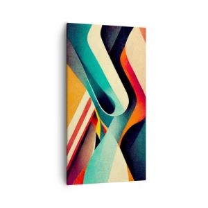 Obraz na plátne - Intenzívna kompozícia - 55x100 cm