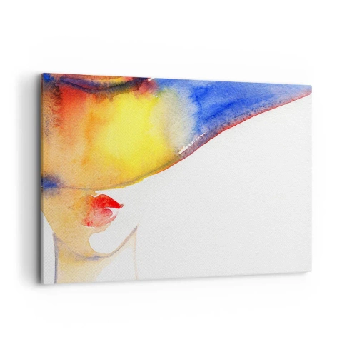 Obraz na plátne - Portrét dámy    - 120x80 cm