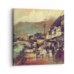 Obraz na plátne - Život ako bohatstvo šedej - 30x30 cm