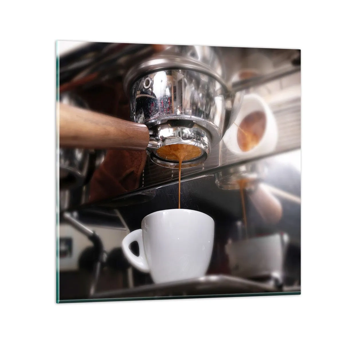 Obraz na skle - Dobrá chvíľa dňa - 60x60 cm