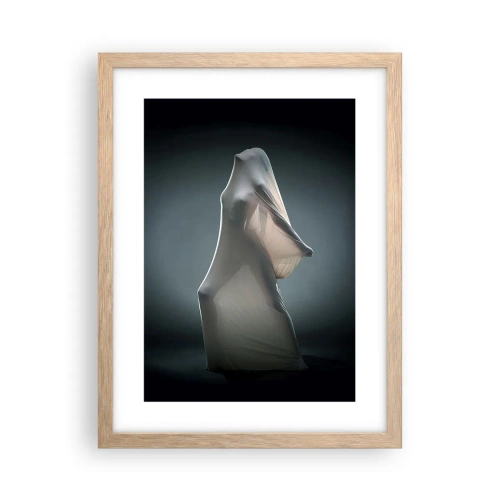 Plagát v ráme zo svetlého duba - Skryté túžby - 30x40 cm