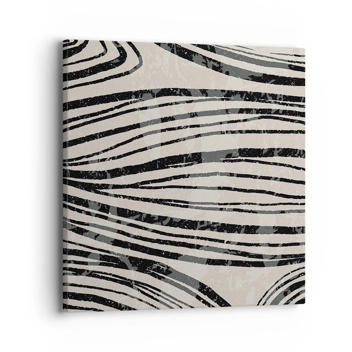 Obraz na plátne - Močiar s líniami - 40x40 cm