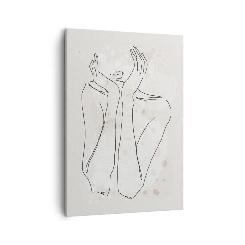 Obraz na plátne - Zasnený okamih - 50x70 cm