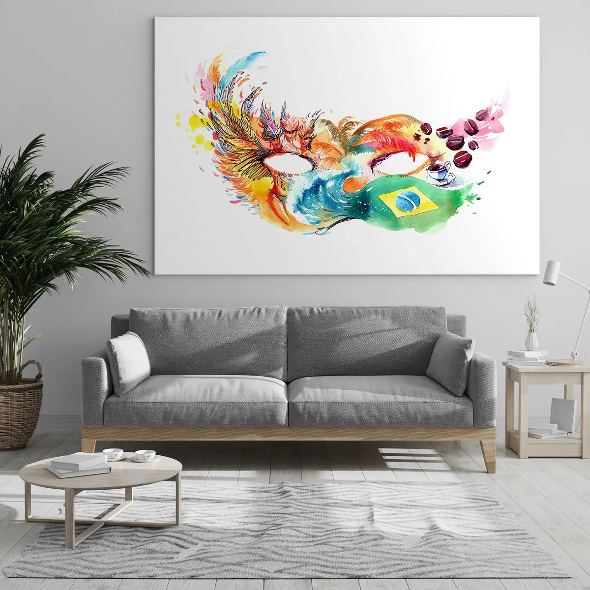 Obraz na skle - Brazília víta sambou - 120x80 cm